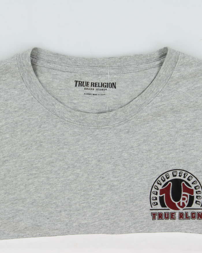 Vintage True Religion Striped Long Sleeve T-Shirt - XL