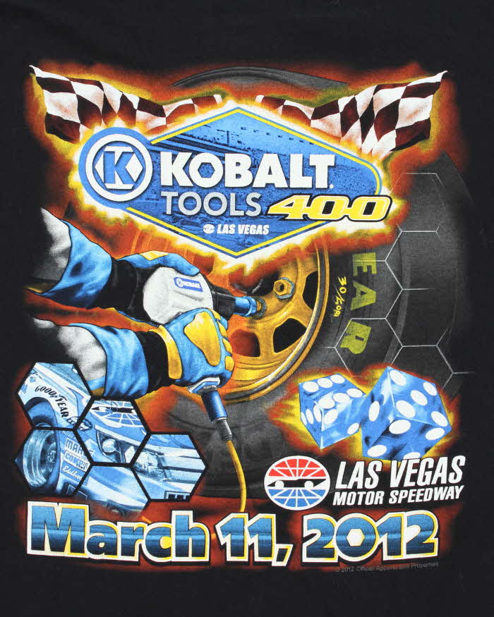 Vintage Chase Authentics Las Vegas Speedway T-Shirt - XL