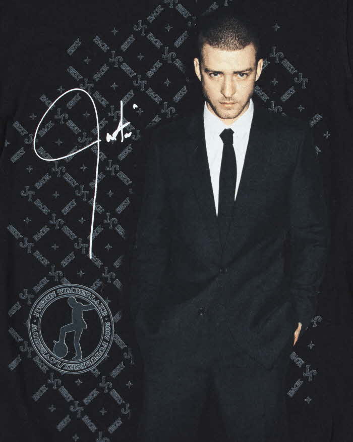 Vintage Anvil 2007 Justin Timberlake FutureSex LoveShow T-Shirt - S