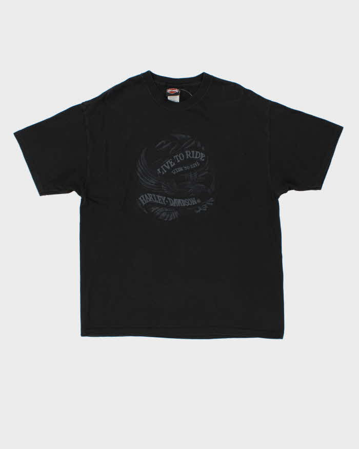 Vintage 2005 Hanes Beefy Harley Davidson Saudi Arabia T-Shirt - XL