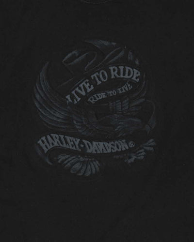 Vintage 2005 Hanes Beefy Harley Davidson Saudi Arabia T-Shirt - XL