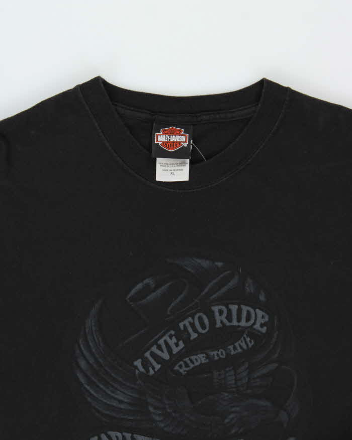 Vintage 2005 Hanes Beefy Harley Davidson Saudi Arabia T-Shirt - XL