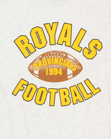 Vintage 1994 Oneita Power Royals Football Heavyweight Cotton Single Stitch T-Shirt - XL