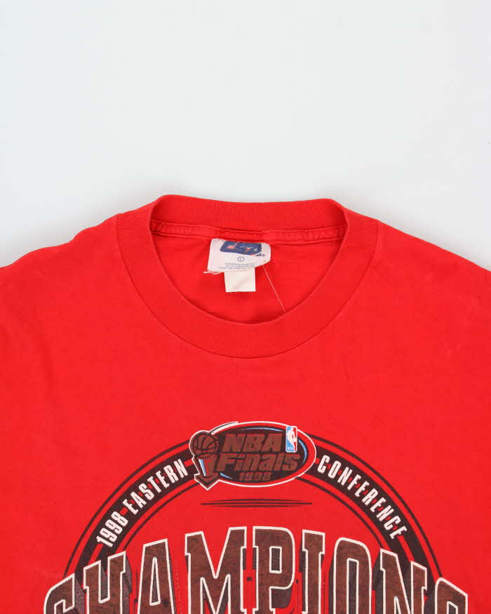 Vintage 1998 CSA Chicago Bulls NBA Champions T-Shirt - L