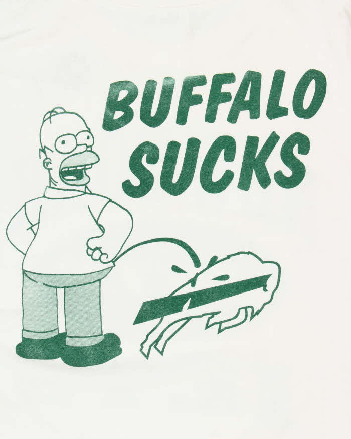 Vintage 1990s Anvil New York Jet Homer Simpson Long Sleeve T-Shirt - XL