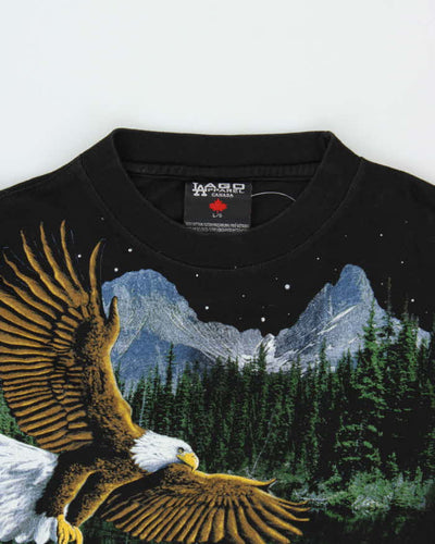 Vintage 1990s Lago Apparel Graphic Crewneck T-Shirt - L