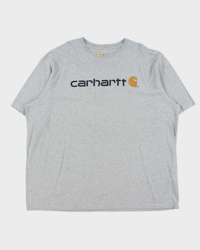 Vintage Carhartt Logo Oversized Crewneck T-Shirt - XXXL