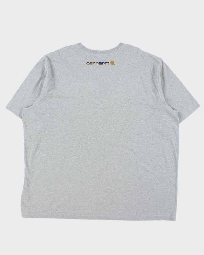 Vintage Carhartt Logo Oversized Crewneck T-Shirt - XXXL