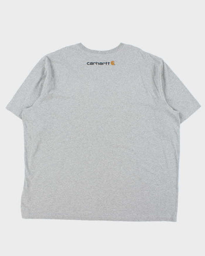 Vintage Carhartt Logo Oversized Crewneck T-Shirt - XXXL
