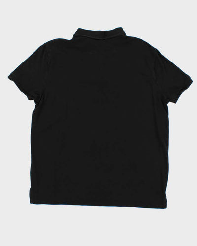 Vintage Polo Ralph Lauren Black Classic Custom Slim Fit Polo Shirt - XL