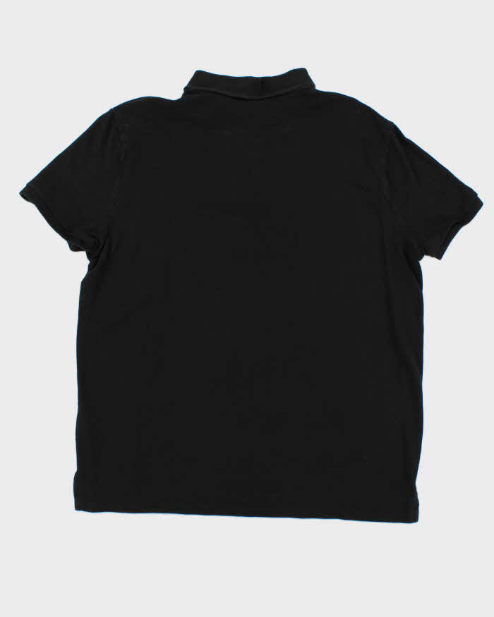 Vintage Polo Ralph Lauren Black Classic Custom Slim Fit Polo Shirt - XL