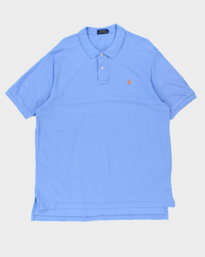 Vintage Polo Ralph Lauren Blue Classic Polo Shirt - XXL