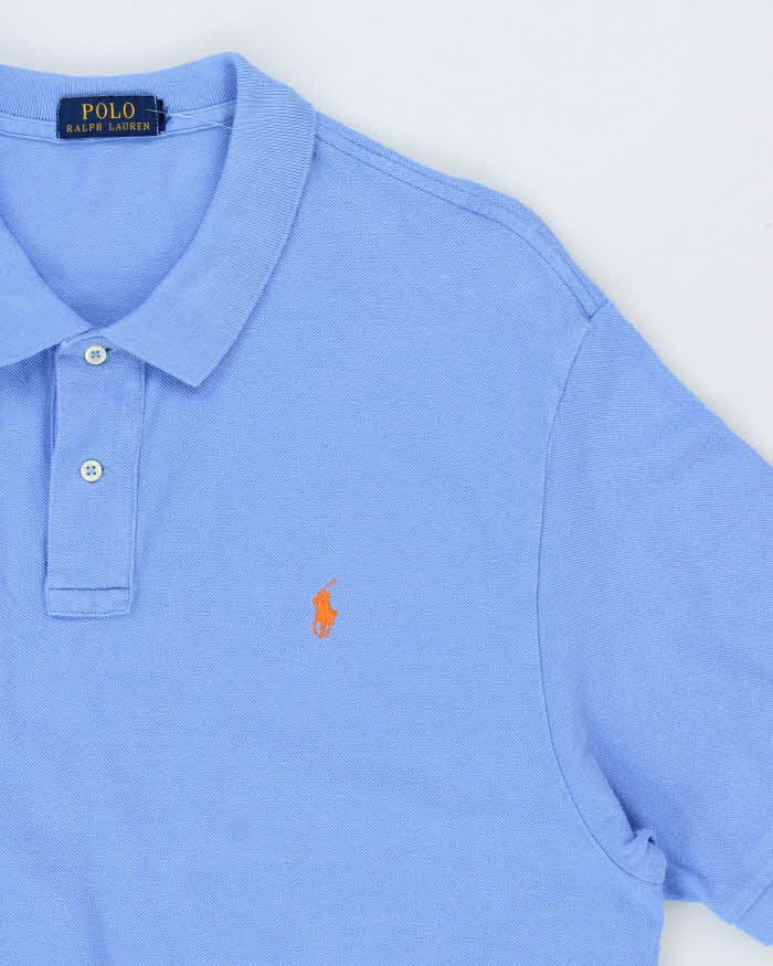 Vintage Polo Ralph Lauren Blue Classic Polo Shirt - XXL