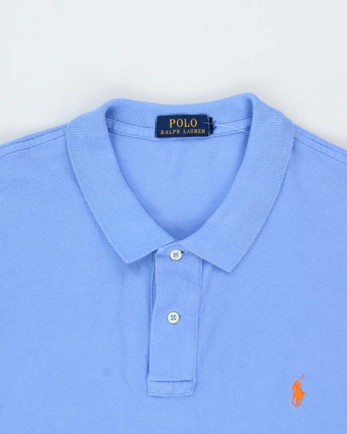 Vintage Polo Ralph Lauren Blue Classic Polo Shirt - XXL