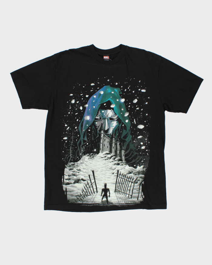 Vintage 00s Marvel Mad Engine Doctor Doom Graphic T-Shirt - XL
