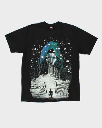 Vintage 00s Marvel Mad Engine Doctor Doom Graphic T-Shirt - XL
