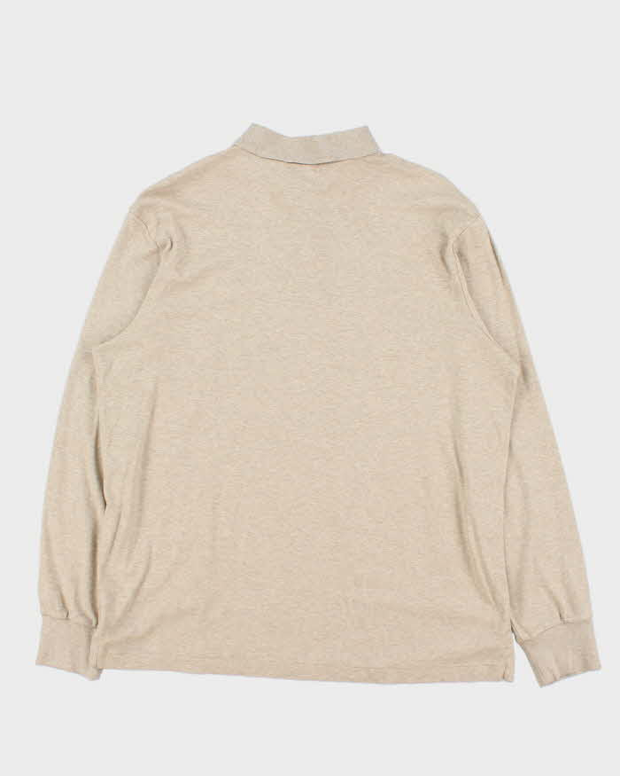 Vintage Polo Ralph Lauren Soft Cotton Classic Fit Long Sleeve Polo Shirt - L
