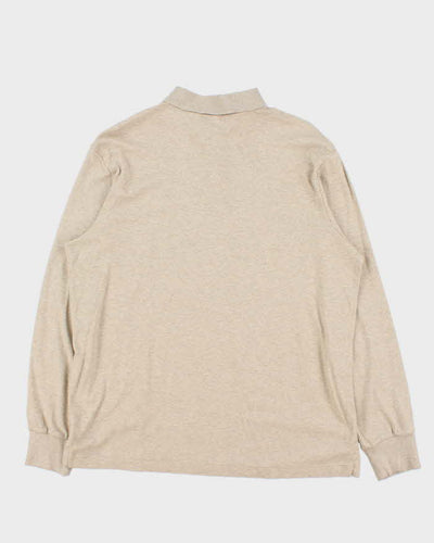 Vintage Polo Ralph Lauren Soft Cotton Classic Fit Long Sleeve Polo Shirt - L
