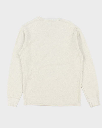 Vintage Polo Ralph Lauren Long Sleeve Crewneck Waffle T-shirt - L