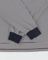 Vintage 1990s Polo Ralph Lauren Striped Pima Cotton Long Sleeve Polo Shirt - L