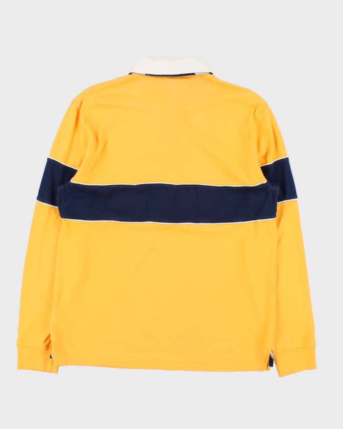 Vintage Y2K 00s Tommy Hilfiger Embroidered Spell Out Rugby Shirt - M