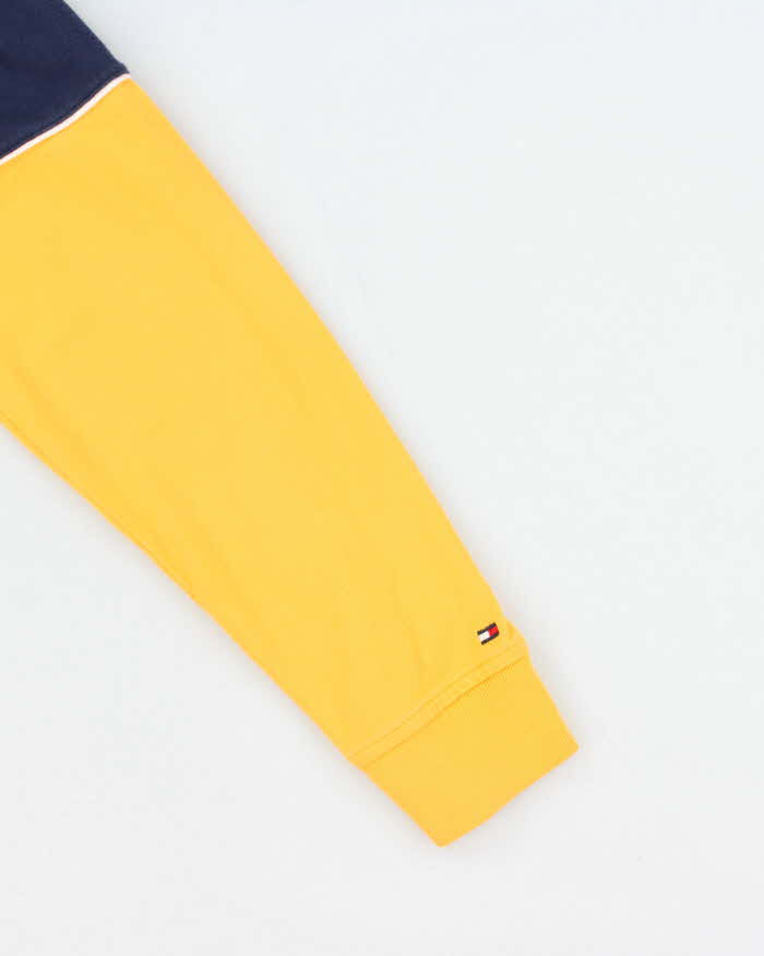 Vintage Y2K 00s Tommy Hilfiger Embroidered Spell Out Rugby Shirt - M