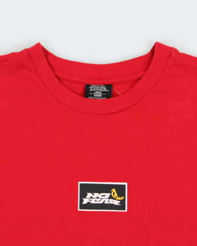 Vintage Y2K No Fear Layered Logo Long Sleeve T-Shirt - L