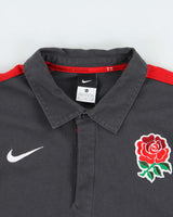Vintage 2010 Nike England Away Long Sleeve Rugby Shirt - XL