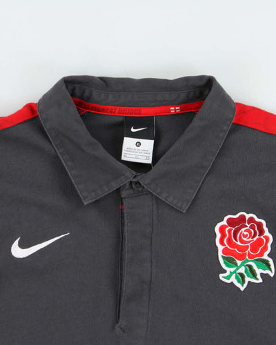 Vintage 2010 Nike England Away Long Sleeve Rugby Shirt - XL