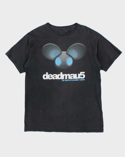 Vintage 2009 Deadmau5 Faded Black World Tour T-Shirt - L