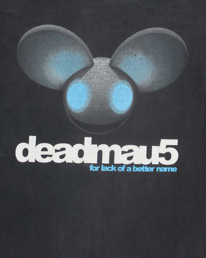 Vintage 2009 Deadmau5 Faded Black World Tour T-Shirt - L