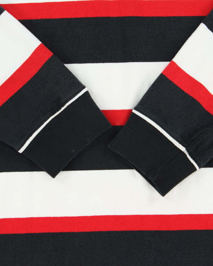 Vintage 00s Polo Ralph Lauren Striped Long Sleeve Rugby Shirt - L