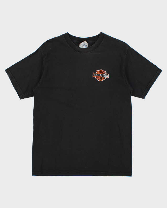 Vintage 1990s Heavyweight Harley Davidson Mexico Embroidered Crewneck T-Shirt - M