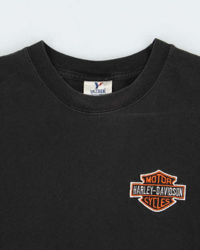 Vintage 1990s Heavyweight Harley Davidson Mexico Embroidered Crewneck T-Shirt - M
