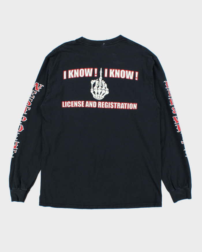 Vintage 00s Big Red West Point Biker Long Sleeve T-Shirt - M