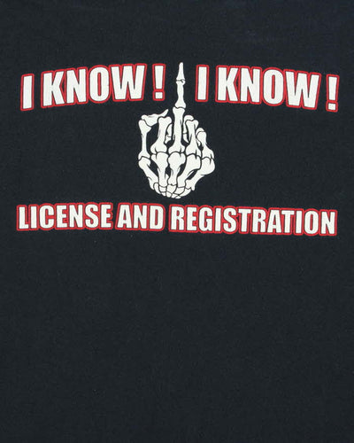 Vintage 00s Big Red West Point Biker Long Sleeve T-Shirt - M