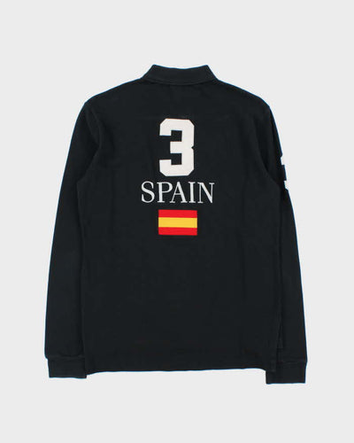 Vintage 00s Polo Ralph Lauren Spain Large Pony Long Sleeve Polo Shirt - S