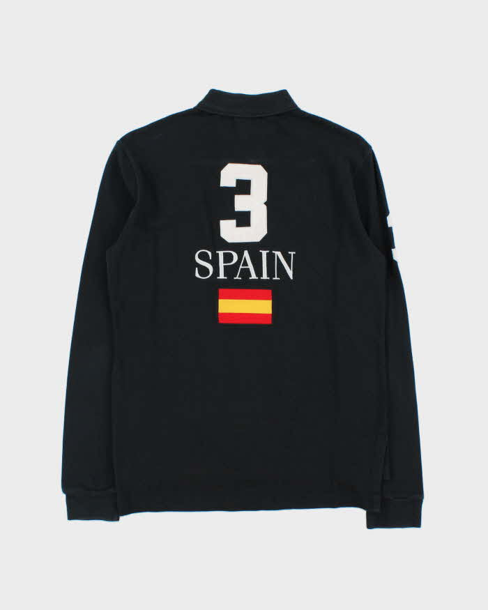 Vintage 00s Polo Ralph Lauren Spain Large Pony Long Sleeve Polo Shirt - S