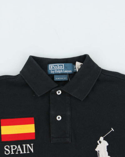 Vintage 00s Polo Ralph Lauren Spain Large Pony Long Sleeve Polo Shirt - S