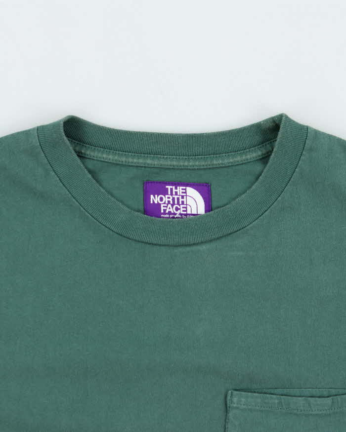 Vintage 00s The North Face Nanamica Purple Label Heavyweight Pocket T-Shirt- M