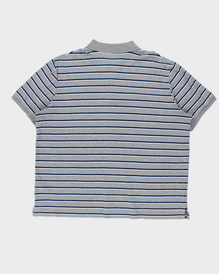 Vintage Polo Ralph Lauren Striped Soft Cotton Classic Fit Polo Shirt - XL