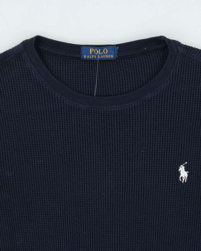 Vintage Ralph Lauren Waffle Long Sleeve T-Shirt - S