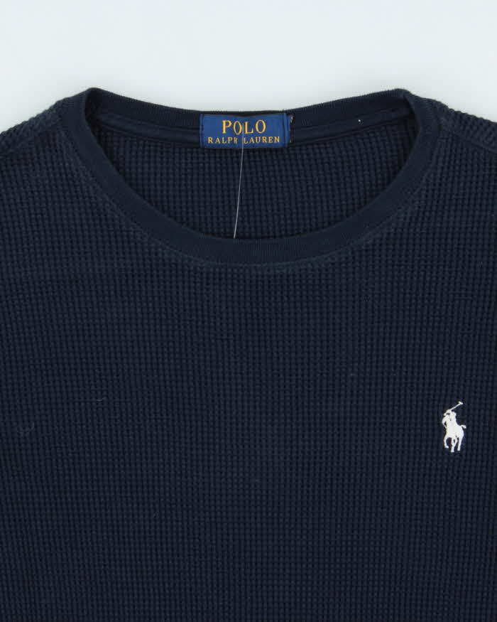 Vintage Ralph Lauren Waffle Long Sleeve T-Shirt - S