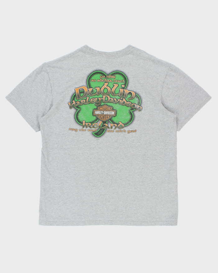 Vintage Harley Davidson Dublin Ireland Crewneck T-Shirt - L