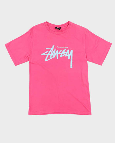 Vintage Stussy Logo Short Sleeve T-shirt - S