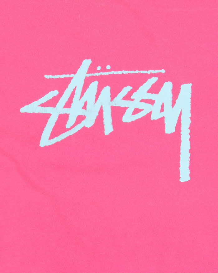 Vintage Stussy Logo Short Sleeve T-shirt - S