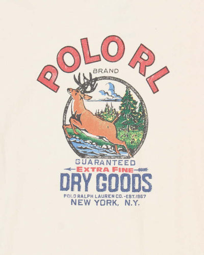 Vintage Polo Ralph Lauren Dry Goods Sportsman Graphic Crewneck T-Shirt - S