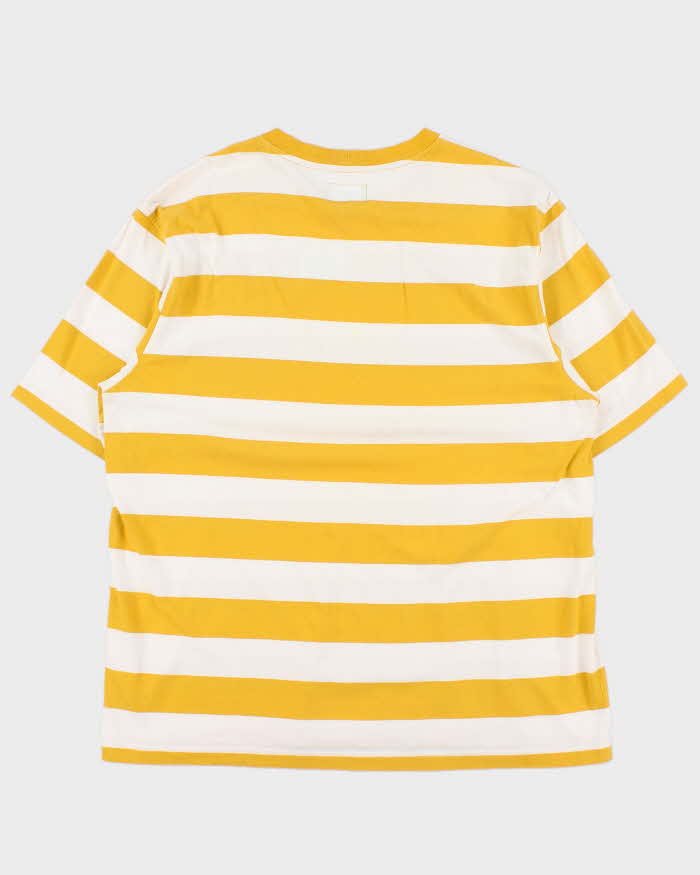 Vintage Stussy Stripe Short Sleeve T-shirt - XL