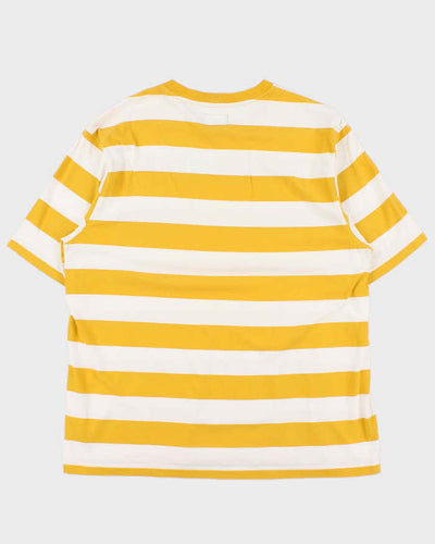 Vintage Stussy Stripe Short Sleeve T-shirt - XL