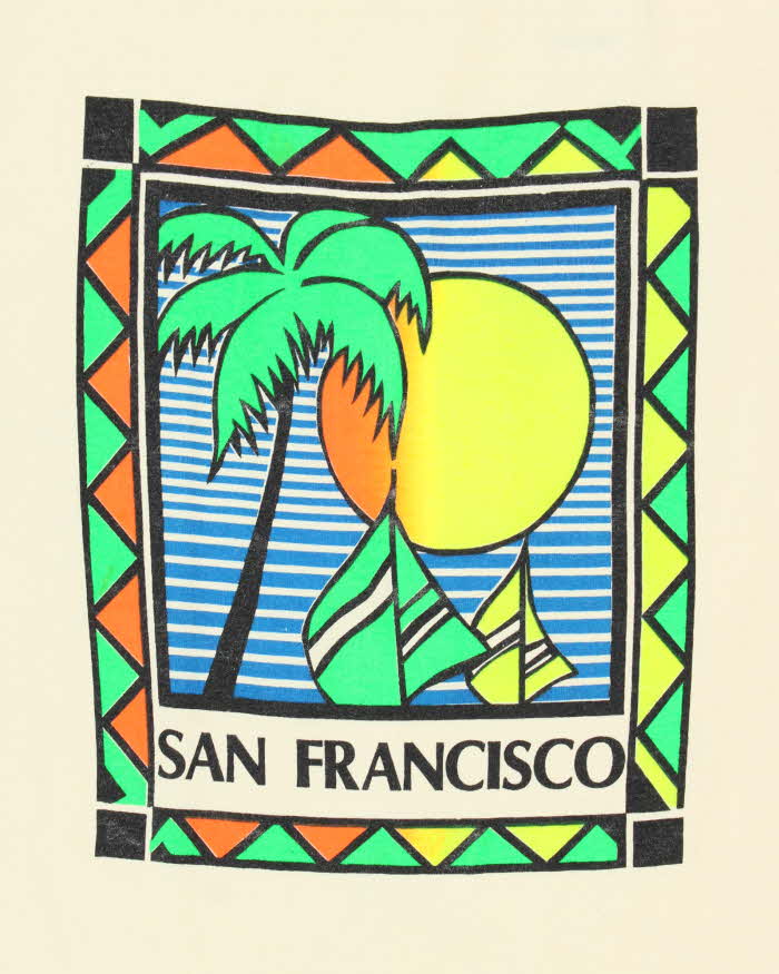 Vintage 1980s Screen Stars Single Stitch San Francisco Crewneck T-Shirt - M